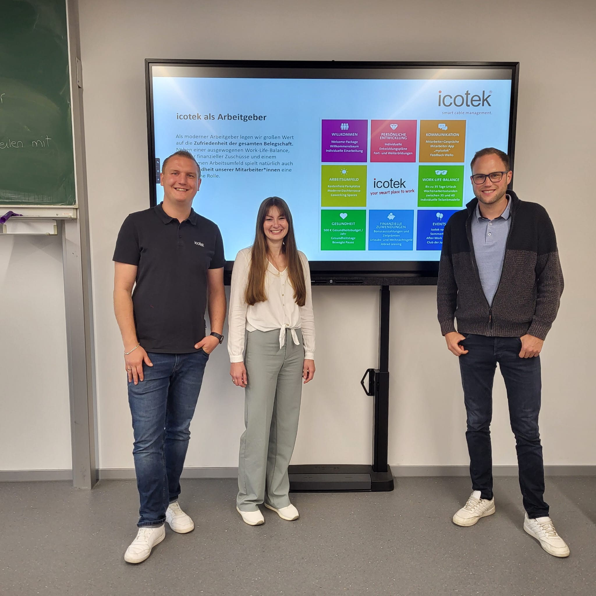 icotek zu Besuch an der Kaufmännischen Schule