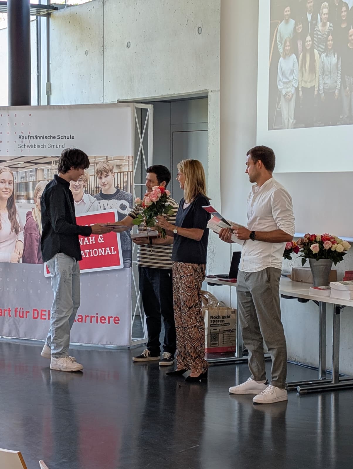 Zeugnisübergabe Abschlussfeier